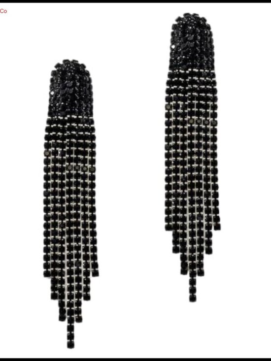 Jewelry - Rhinestone Chandelier Dangle Earrings Crystal Drop Tassel Statement Women